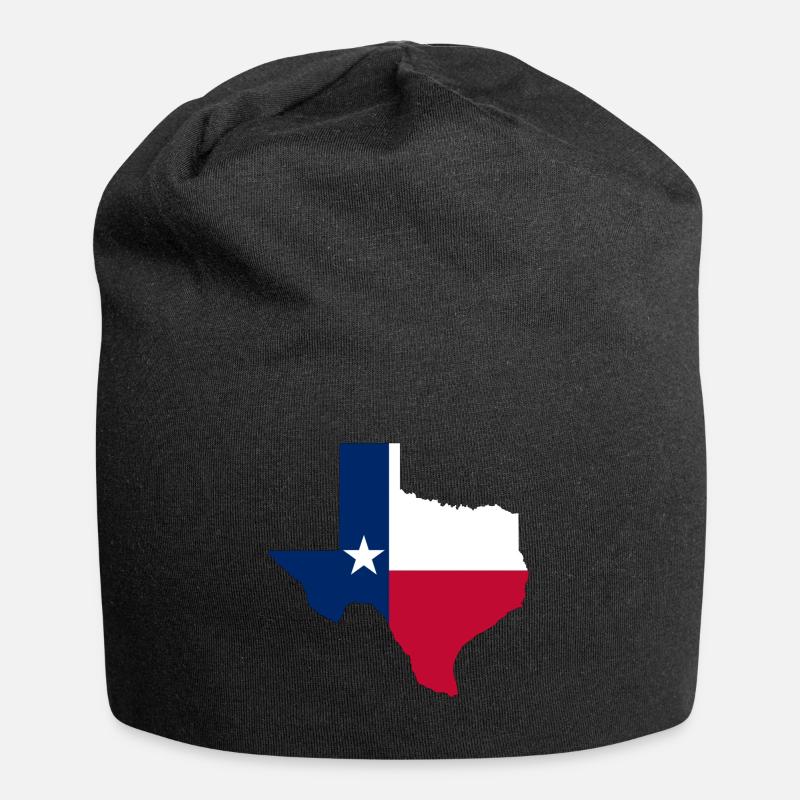Texas - Bonnet en jersey - noir