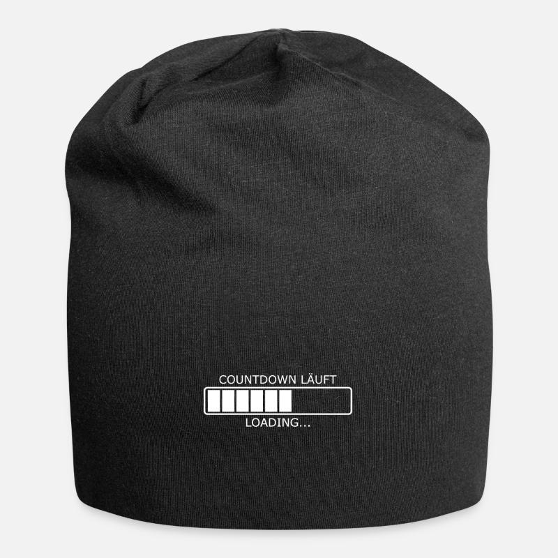 Countdown läuft Loading Ladebalken Vorlage Vektor - Jersey-Beanie - Schwarz