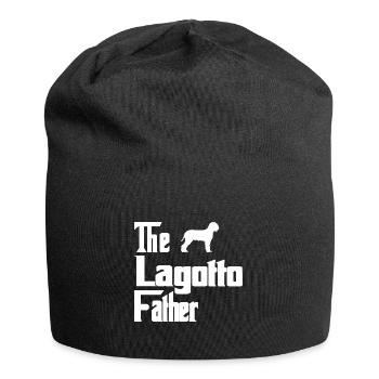 Lagotto Romagnolo Père Père Papa pour maître - Bonnet en jersey - noir - Devant