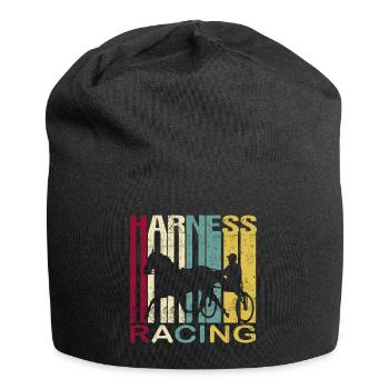 Harnais Racing Harness Racing Retro Vintage Silhouette - Bonnet en jersey - noir - Devant