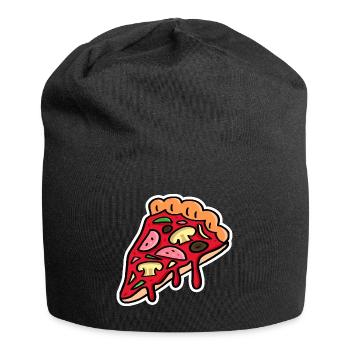 pizza pizza pizza pizzaiolo - Jersey-Beanie - Schwarz - Vorne