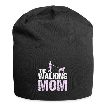 Lagotto The Walking Mom Gassi Saying for Females - Jersey Beanie - black - Front