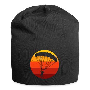 Parachute de parachutisme - Bonnet en jersey - noir - Devant