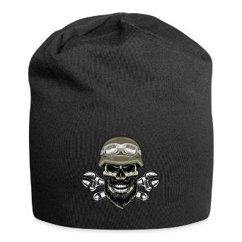 Moto Bart crâne - Bonnet en jersey - noir - Devant