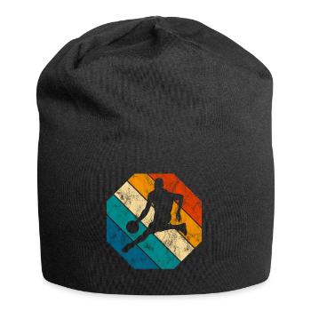 Basket basket basketteur basketteur - Bonnet en jersey - noir - Devant
