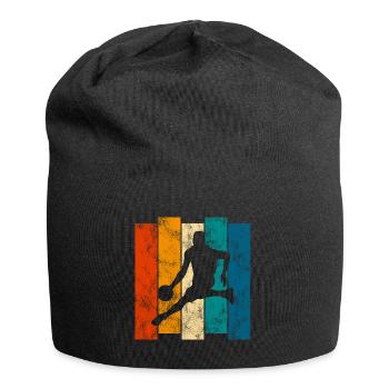 Basket basket basketteur basketteur - Bonnet en jersey - noir - Devant