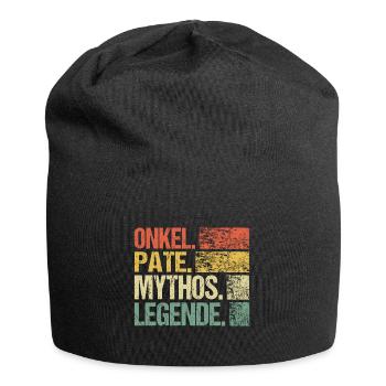 Onkel Pate Mytho Legende - Jersey-Beanie - Schwarz - Vorne