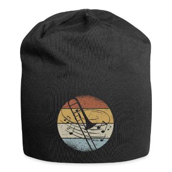 Posaunist Musiker Posaune Orchester Blasmusik - Jersey-Beanie - Schwarz - Vorne