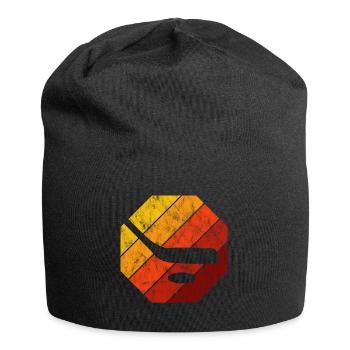Hockey Ice Hockey Retro Skates Puck Ice - Jersey Beanie - black - Front