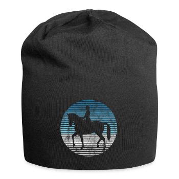Dressur Dressurreiten Dressurreiter Reiten Pferd - Jersey-Beanie - Schwarz - Vorne