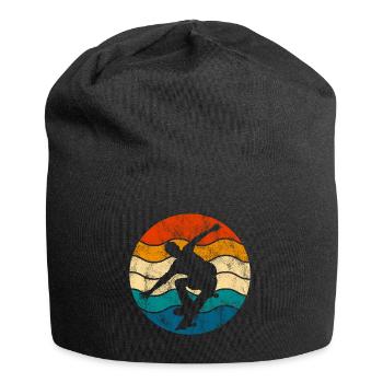 Skateboarder Skateboard Skater Skate Skateing - Jersey Beanie - black - Front
