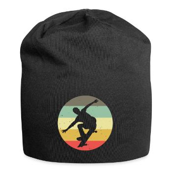 Skateboarder Skateboard Skater Skate Skateing - Jersey Beanie - black - Front