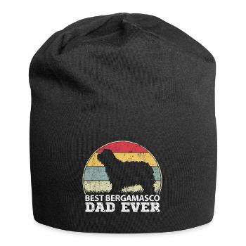 Bergame Berger Chien Papa Papa Master Vintage - Bonnet en jersey - noir - Devant