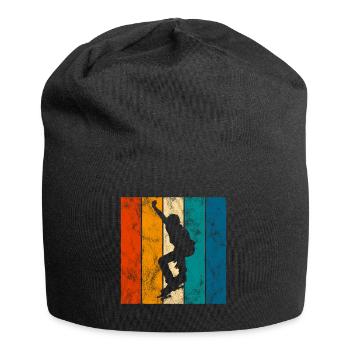 Skateboarder Skateboard Skater Skate Skateing - Bonnet en jersey - noir - Devant