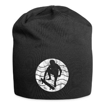 Skateboarder Skateboard Skater Skate Skateing - Jersey Beanie - black - Front