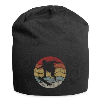 Skateboarder Skateboard Skater Skate Skateing - Jersey Beanie - black - Front