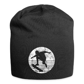 Skateboarder Skateboard Skater Skate Skateing - Bonnet en jersey - noir - Devant