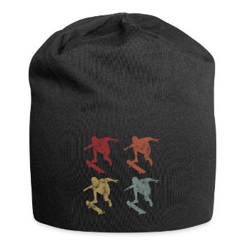 Skateboarder Skateboard Skater Skate Skateing - Jersey Beanie - black - Front