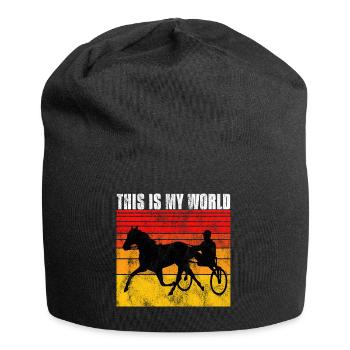 This is my World Trotting Races Retro - Jersey Beanie - black - Front