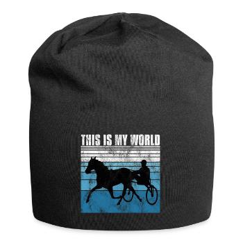 This is my World Trotting Races Retro - Jersey Beanie - black - Front