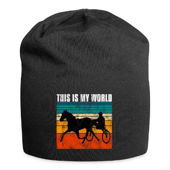 This is my World Trotting Races Retro - Jersey Beanie - black - Front