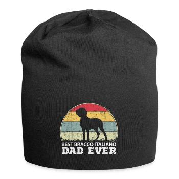 Meilleur Bracco Italiano Dad Papa maître pour lui - Bonnet en jersey - noir - Devant