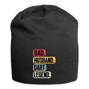 Dart Dad Dad Husband Sayings Funny Funny Humor - Jersey Beanie - black - Front