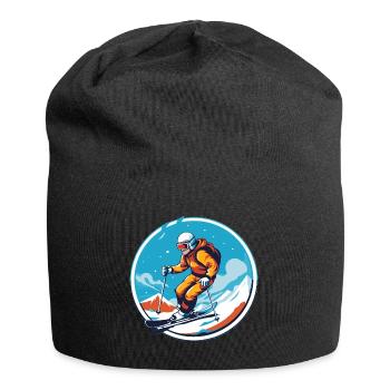 Snowboard ou ski puis après-ski - Bonnet en jersey - noir - Devant