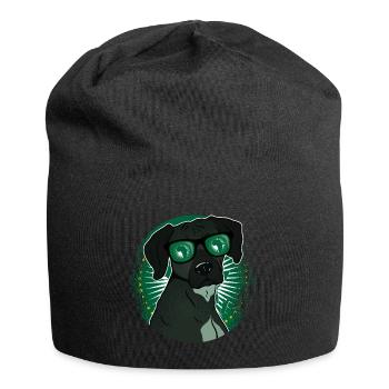 Afrikanische Union - Jersey-Beanie - Schwarz - Vorne