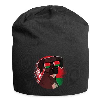 Weißrussland - Jersey-Beanie - Schwarz - Vorne