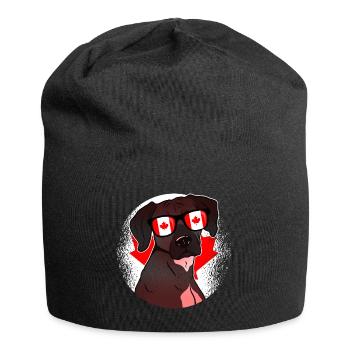 Kanada - Jersey-Beanie - Schwarz - Vorne