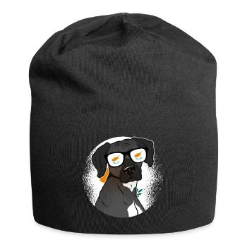 Zypern - Jersey-Beanie - Schwarz - Vorne