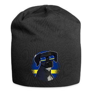 Curaçao - Jersey-Beanie - Schwarz - Vorne