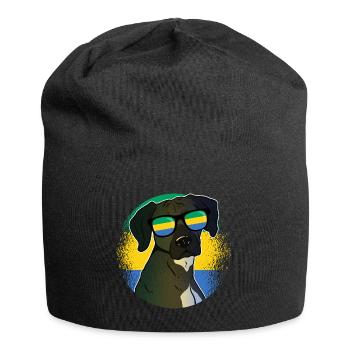 Gabon - Jersey Beanie - black - Front