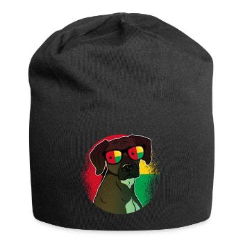 Guinée-Bissau - Bonnet en jersey - noir - Devant