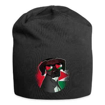 Jordanien - Jersey-Beanie - Schwarz - Vorne