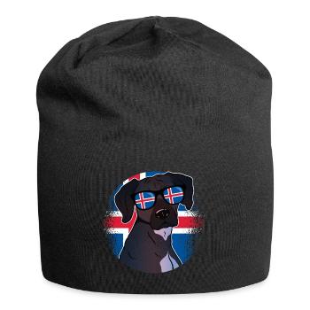 Island - Jersey-Beanie - Schwarz - Vorne