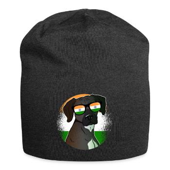 Indien - Jersey-Beanie - Anthrazit - Vorne