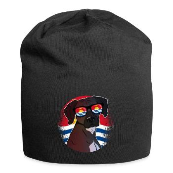 Kiribati - Jersey-Beanie - Schwarz - Vorne