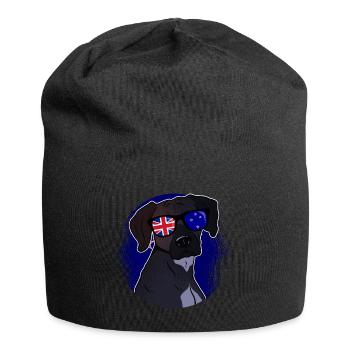 Neuseeland - Jersey-Beanie - Schwarz - Vorne