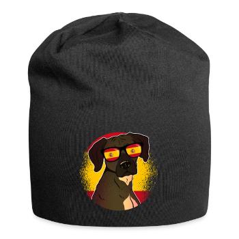 Spanien - Jersey-Beanie - Schwarz - Vorne