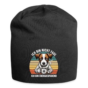 Ich Bin Nicht Faul Jack Russel terrier Jackie - Jersey-Beanie - Schwarz - Vorne