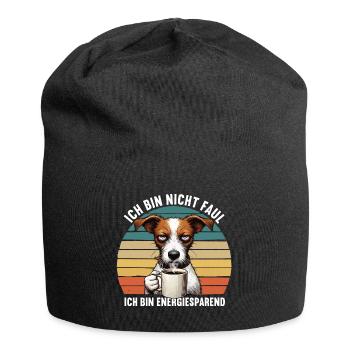 Ich Bin Nicht Faul Jack Russel terrier Jackie - Jersey-Beanie - Schwarz - Vorne