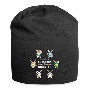 Dungeon Easter Bunny - Jersey Beanie - black - Front