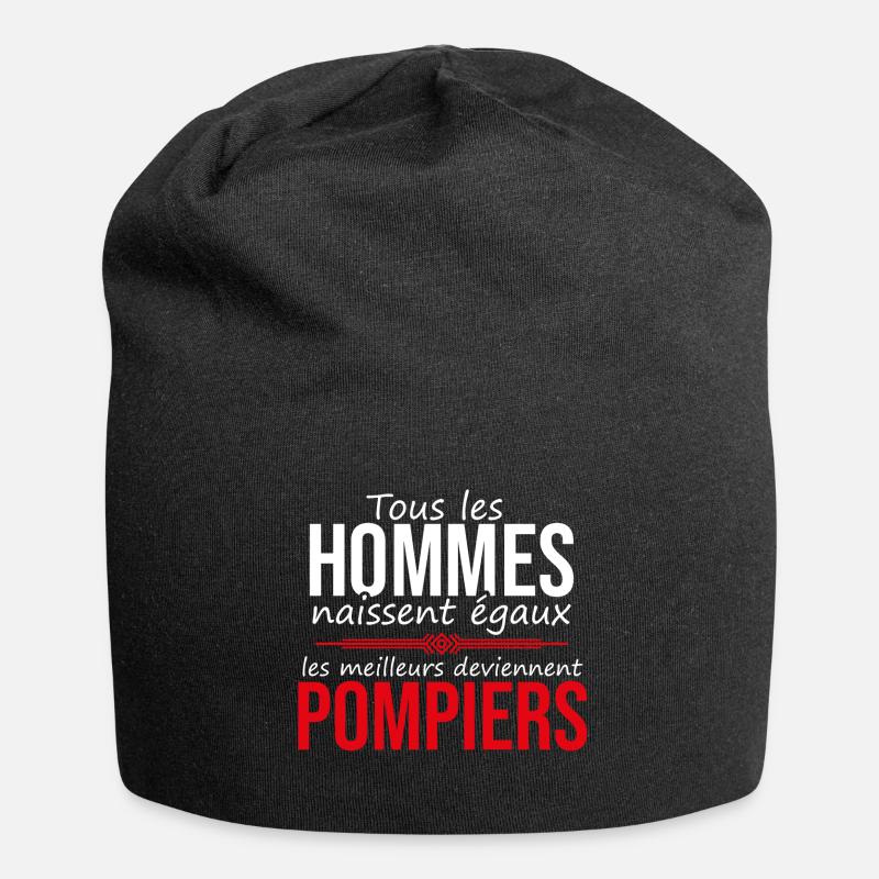 Les meilleurs deviennent pompiers - Bonnet en jersey - noir