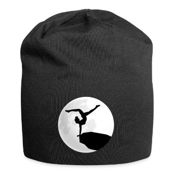 turnen turnerin turnt - Jersey-Beanie - Schwarz - Vorne