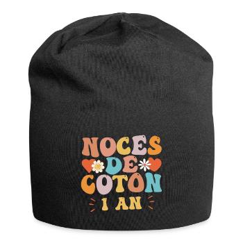 Noces de Coton - Bonnet en jersey - noir - Devant
