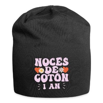 Noces de Coton - Bonnet en jersey - noir - Devant
