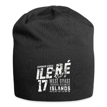 Ile de Ré Westküste Atlantik - Jersey-Beanie - Schwarz - Vorne