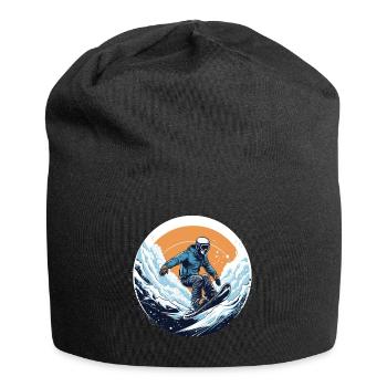 Snowboard ou ski puis après-ski - Bonnet en jersey - noir - Devant